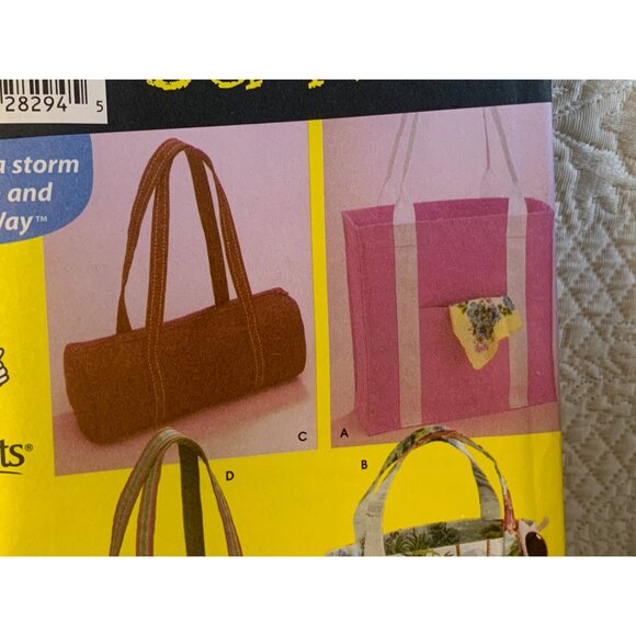 Simplicity Misses Handbag Totes Sewing Pattern 4979 - uncut - Picture 8 of 10